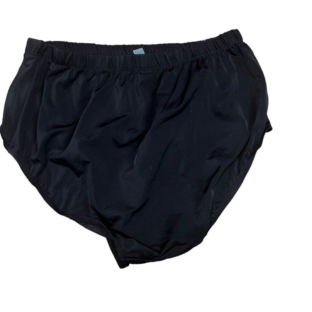 Swimsuits for All Chlorine Resistance Full Coverage Brief Black Womens Size 18